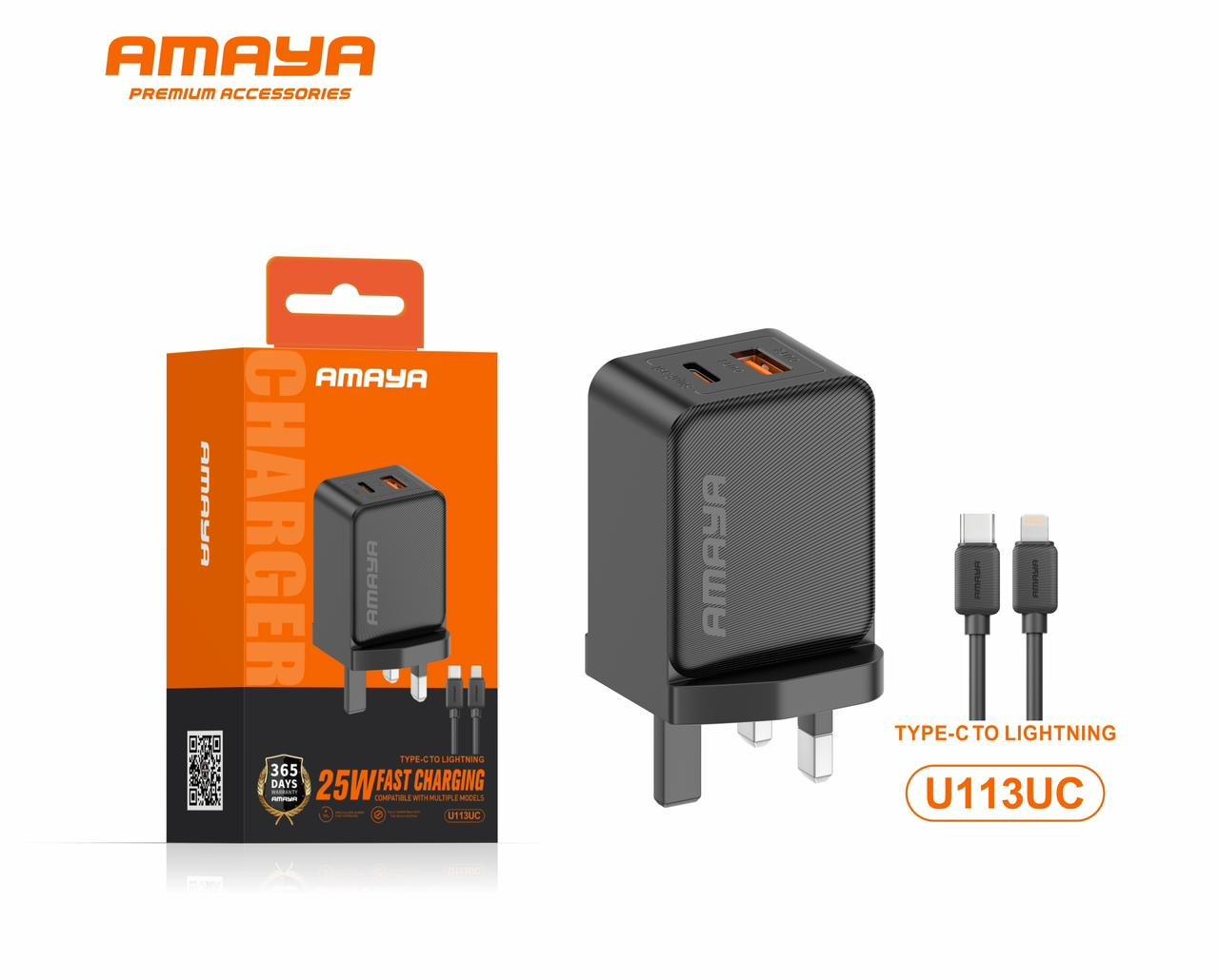 WhatsApp Image 2026-06-30 at 10.45.37 AM AMAYA U113UC TYPE C to LIGHTNING ADAPTOR - Image 1