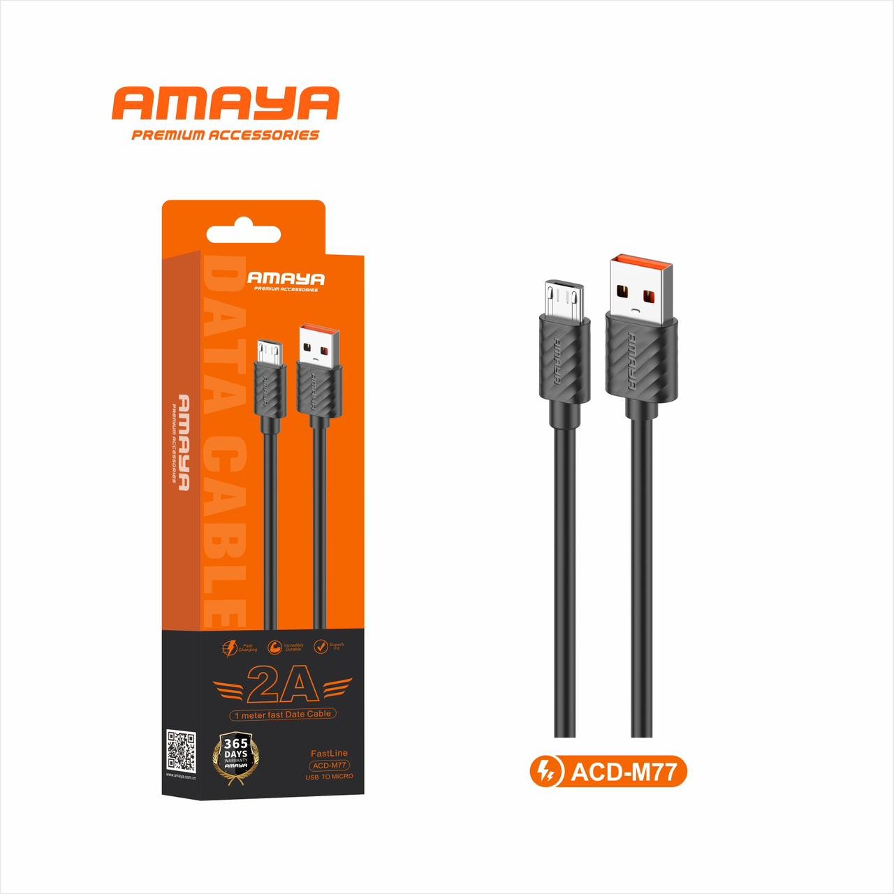 WhatsApp Image 2026-06-30 at 10.45.40 AM (1) AMAYA ACD M77 USB to MICRO DATA CABLE - Image 1