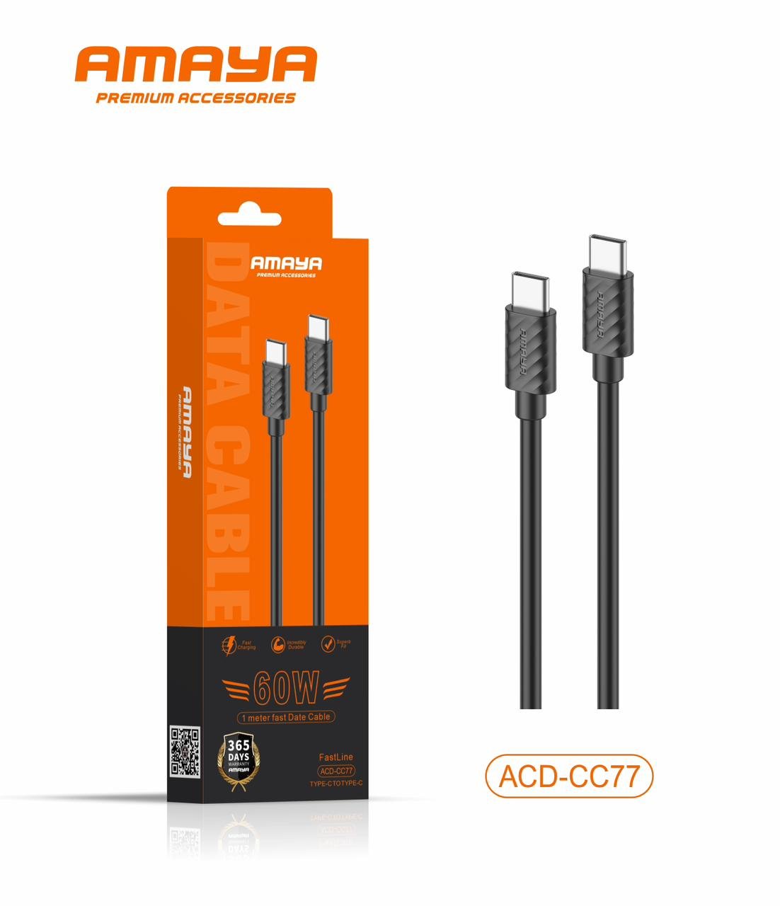 WhatsApp Image 2026-06-30 at 10.45.41 AM (2) AMAYA ACD CC 77 C to C DATA CABLE - Image 1
