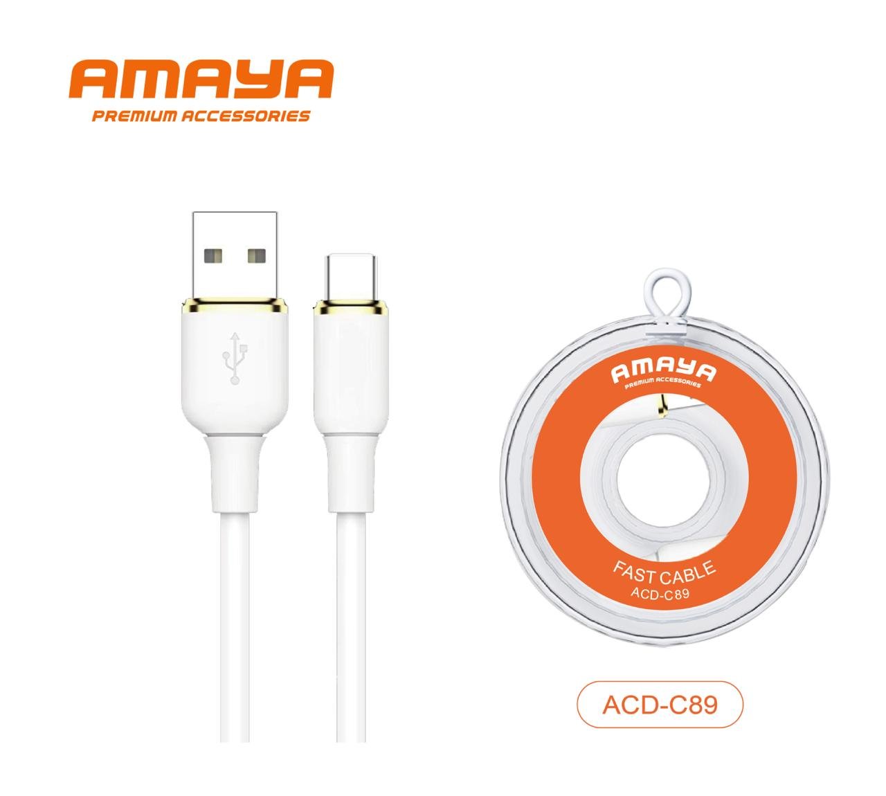 WhatsApp Image 2026-06-30 at 10.45.42 AM (1) AMAYA ACD C89 USB to C DATA CABLE - Image 1